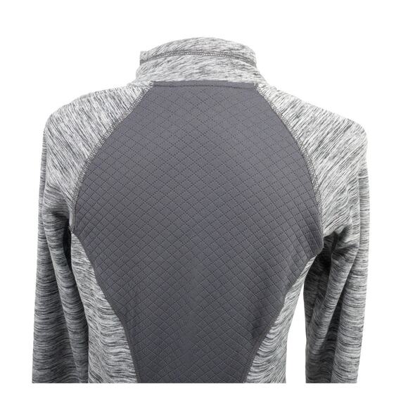 Eddie Bauer Gray Mock-Neck 1/4 Side Zip Pullover w/ Thumbholes M - Picture 6 of 15